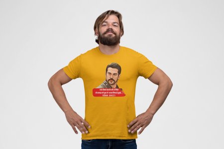 Osmaan Ghazi - Yellow - The Ertugrul Ghazi - 100% cotton t-shirt for Men with soft feel and a stylish cut