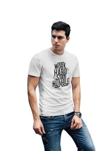 Work hard- printed Fun and lovely - Family things - Comfy tees for Men
