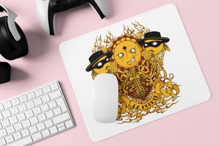 La Muerte, yellow devil - Printed animated Mousepad for animation lovers