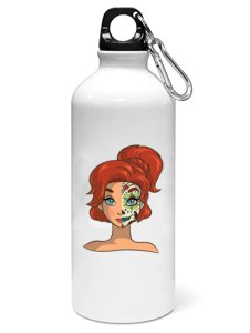 Anastasia face - Printed Sipper Bottles For Animation Lovers