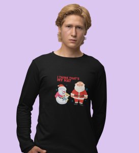 Funny Santa: Best DesignedFull Sleeve T-shirt Black Perfect Gift For Secret Santa For Boys Girls